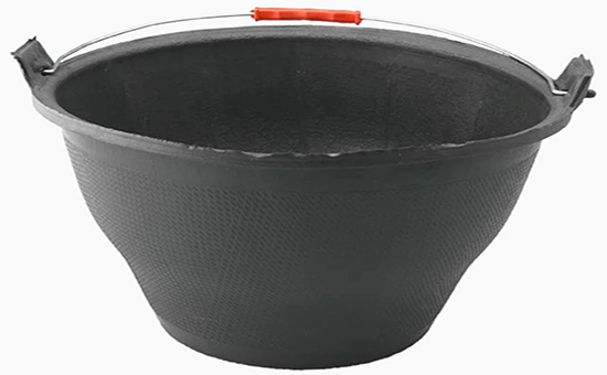 再生膠與再生膠粉生產(chǎn)建筑用橡膠灰桶